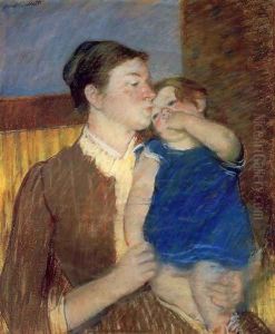 Mother's Goodnight Kiss by Mary Cassatt