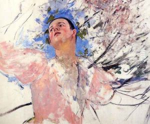 Young Woman Picking The Fruit Of Knowledge by Mary Cassatt