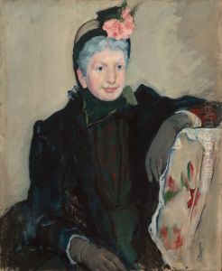 Portrait Of An Elderly Lady by Mary Cassatt