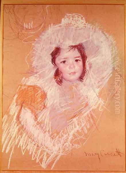 Bust of a Young Girl or Margot Lux with a Large Hat - view 1