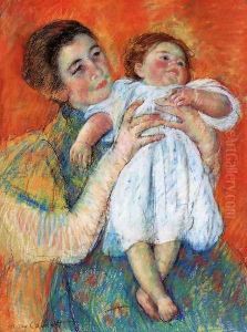 The Barefoot Child2 by Mary Cassatt