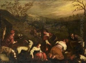 An Allegory Of Spring by Gerolamo Ponte Da Bassano