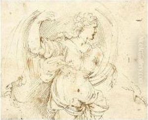 A Draped Female Figure