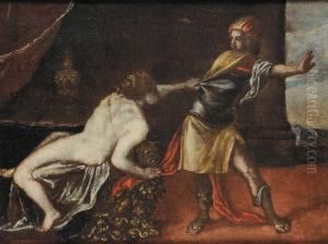 Casto Giuseppe Che Sfugge Alla Moglie Di Putifarre Casto Giuseppe Che Sfugge Alla Moglie Di Putifarre