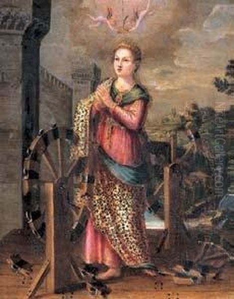 Ritratto Di Gentildonna Nelle Sembianze Di Santa Caterina D'alessandria - view 1