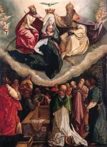 The Coronation Of The Virgin by Garofalo