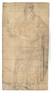 Study Of A Male Scholar Holding A Scroll Study Of A Male Scholar Holding A Scroll
