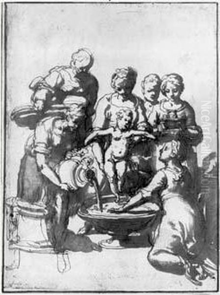 Etude Pour La Naissance De La Vierge - view 1