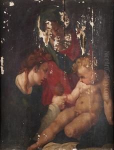 The Madonna And Child With Saint Mary Magdalen