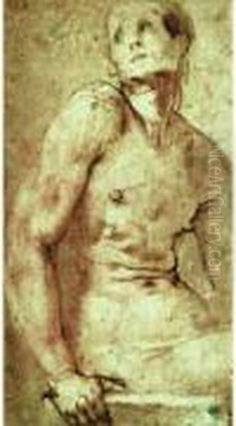 Etude D'homme Nu, Vu De Trois-quarts - view 1