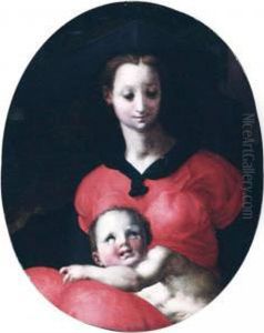 Madonna And Child (the "madonna Del Libro") by (Jacopo Carucci) Pontormo