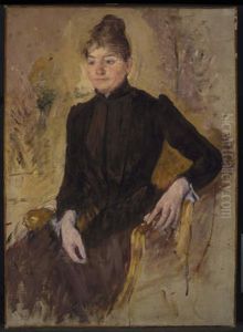 Portrait of a woman by Mary Cassatt