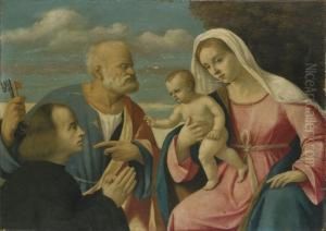 San Pietro Raccomanda Alla Madonna E Bambino Un Donatore