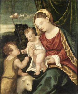Madonna Col Bambino E San Giovannino Madonna Col Bambino E San Giovannino