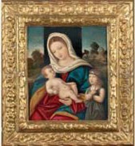Vierge A L'enfant by Girolamo da Santacroce