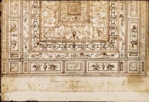 The Ceiling Of A Room In The 
Domus Aurea, Rome, After The Antique(recto); The Ground Plan Of A Church
 (verso)