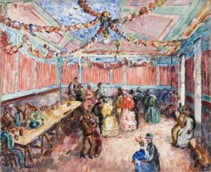 Le Bal A Vaureal by Eugene Dabit