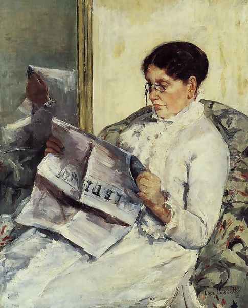Portrait of a Lady (or Reading 'Le Figaro') - view 1