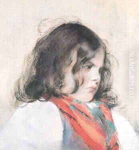 Head of a Child by Mary Cassatt