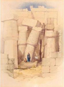 The Hall Built By Tathmosis Iii In The Great Temple Of Amon Karnak, Luxor