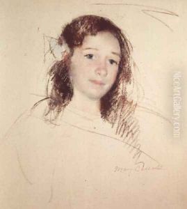 Head of Adele by Mary Cassatt