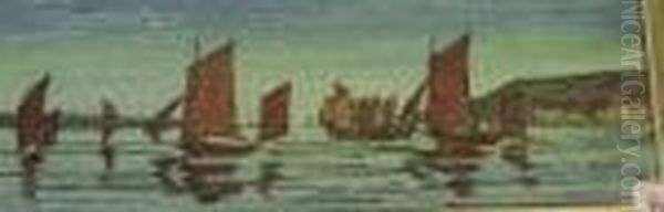 Fishing Vessels At Sea - view 1