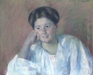 Portrait of Louisine Elder (Mrs. Samuel T. Peters) by Mary Cassatt