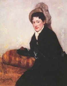 Portrait of a Woman Dressed for Matinee by Mary Cassatt