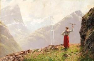 Spring In The Mountains by Hans Dahl