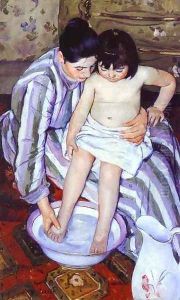The Bath 2 by Mary Cassatt