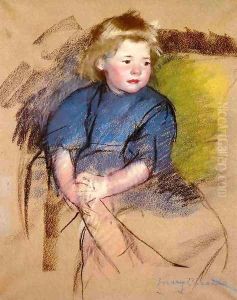 Portrait of a Young Girl (Simone) by Mary Cassatt