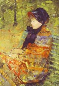 Profile Portrait of Lydia Cassatt by Mary Cassatt