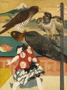 Japanskt Motiv by Ewald Albin Filip Dahlskog