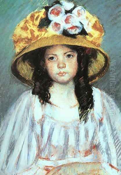 Girl in a Large Hat - view 1