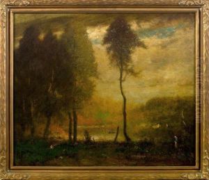 The Pond - Late Afternoon by Elliott Daingerfield