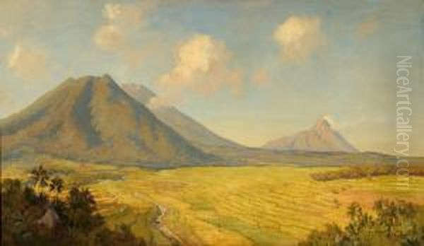A Javanese Mountain Landscape - view 1