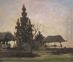 Balinese Temple At Sunset Balinese Temple At Sunset