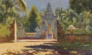 Entrance To A Temple Complex