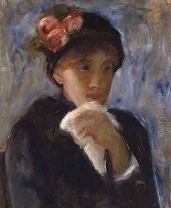 La femme au mouchoir by Mary Cassatt