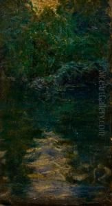 Paesaggio Lacustre by Angelo Dall'Oca Bianca