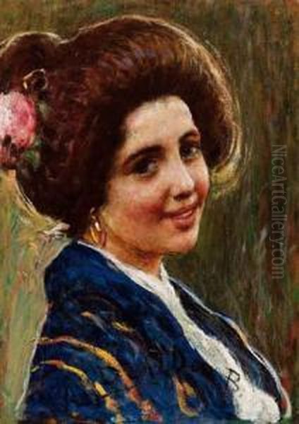 Ragazza Con Scialle - view 1