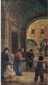 Personaggi In Cittavecchia by Angelo Dall'Oca Bianca