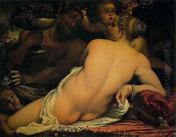 Venus with a Satyr and Cupids c. 1588 - view 1