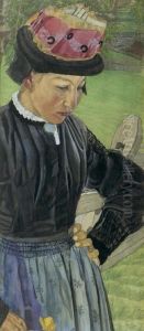 Walliserin. 1907. (welsh Woman) by Raphy Dalleves