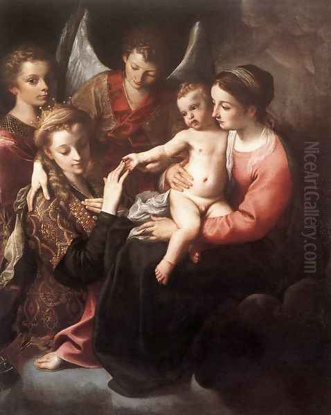 The Mystic Marriage of St Catherine 1585-87 - view 1