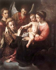 The Mystic Marriage of St Catherine 1585-87