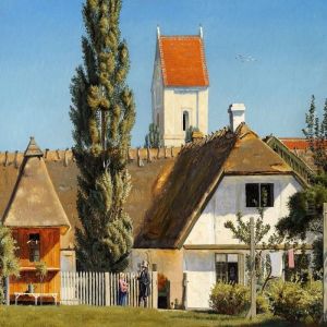 Hellested Praestegaard by Christen Dalsgaard