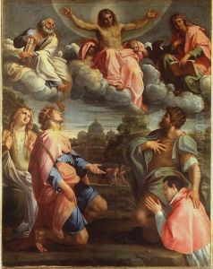 Christ in Glory with the Saints