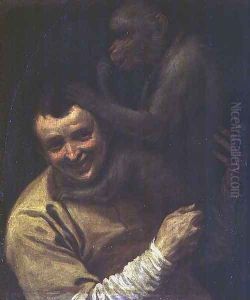 Man with Monkey, 1590-91