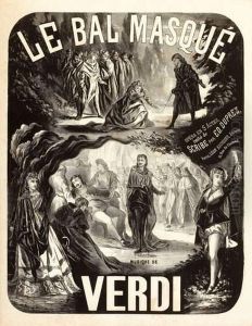 Le Bal Masque by Emile Charles Dameron